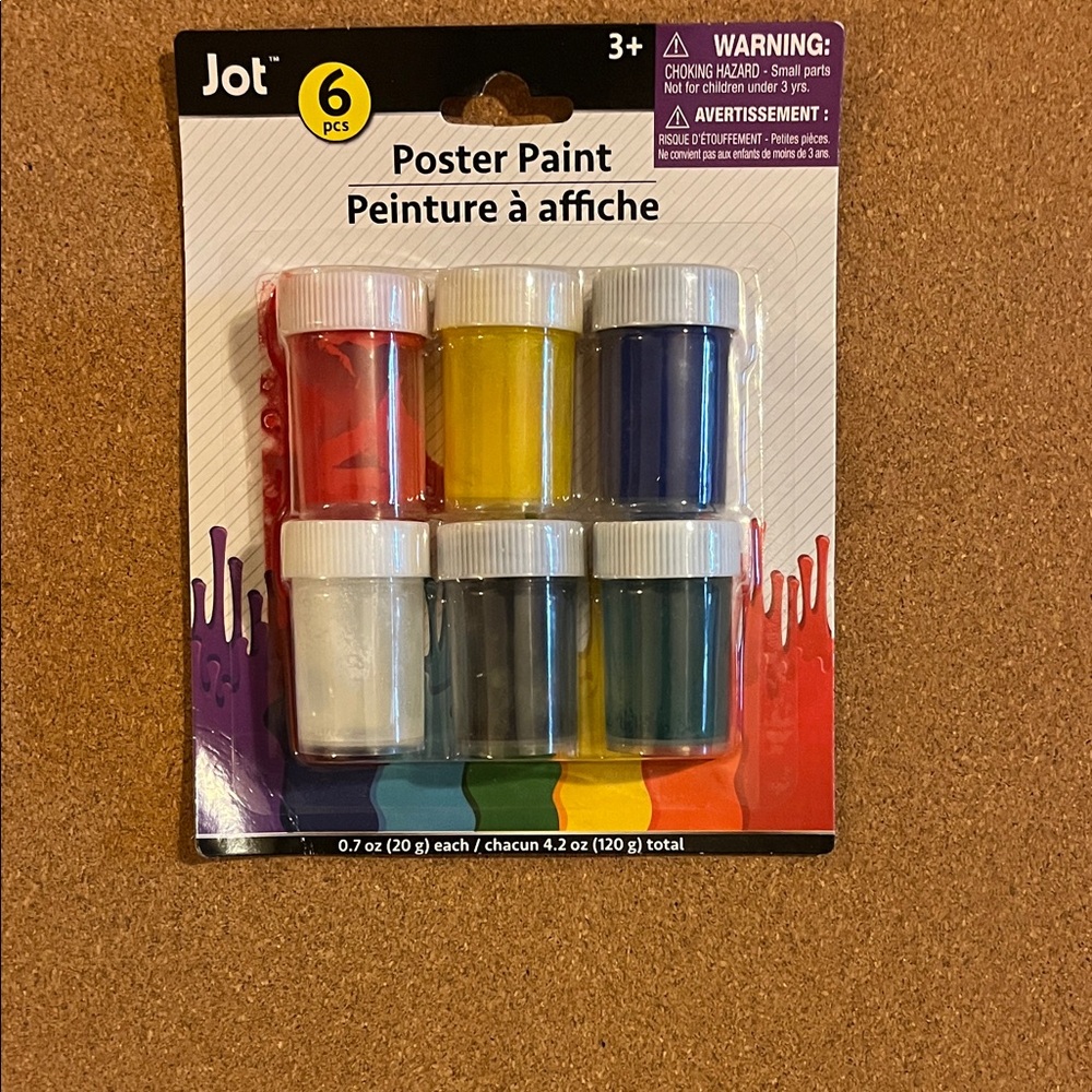 Jot Poster Paint Set - 6 Colors